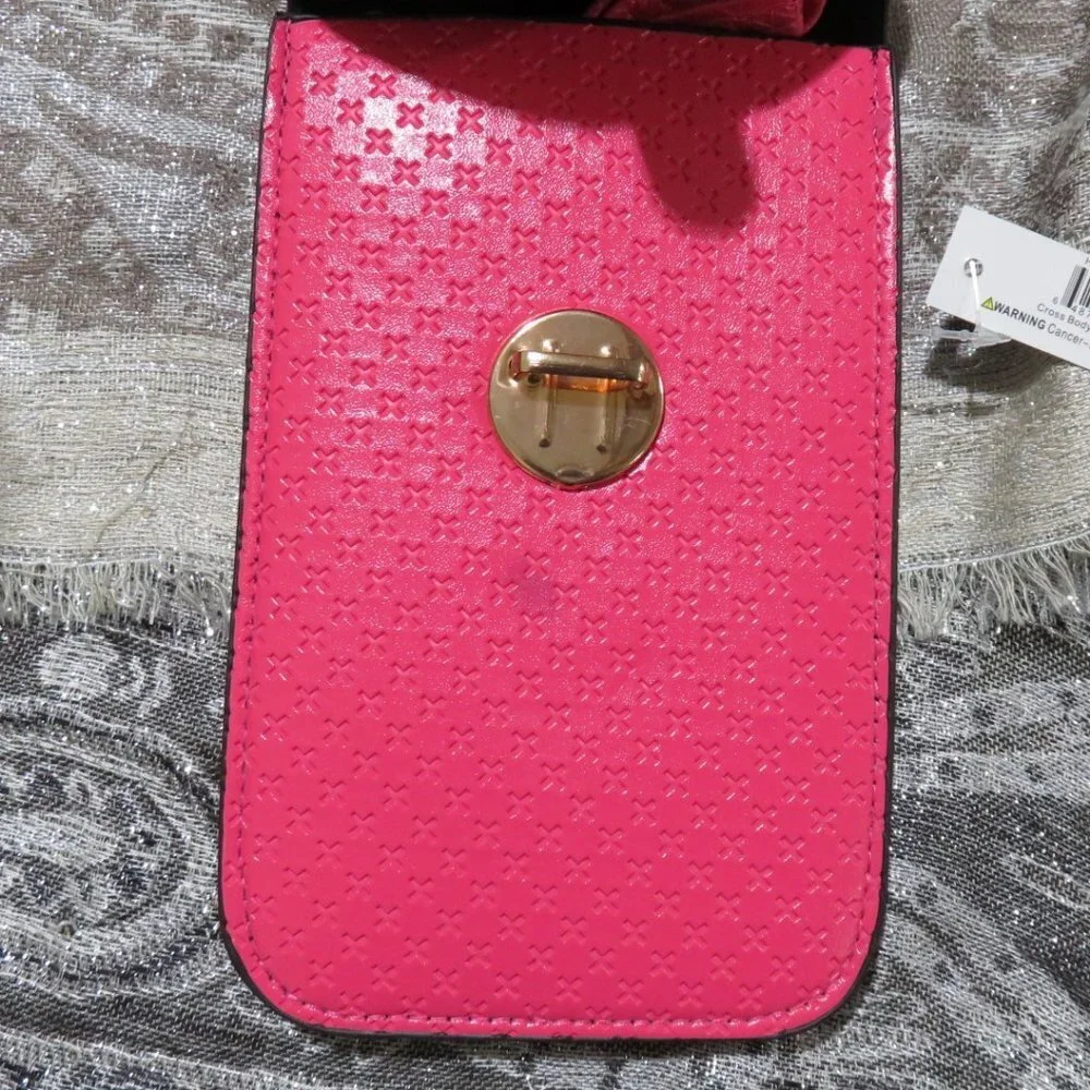 BOGO B. ICONIC CROSSBODY SATCHEL CLUTCH IPHONE SIZE CARRIER WALLET NWT